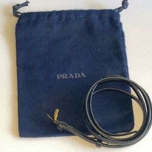 Prada Belt in black saffiano leather size 90/36 MADE IN ITALY